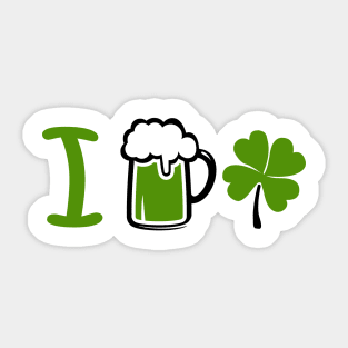 Funny St. Patricks T-shirt Sticker